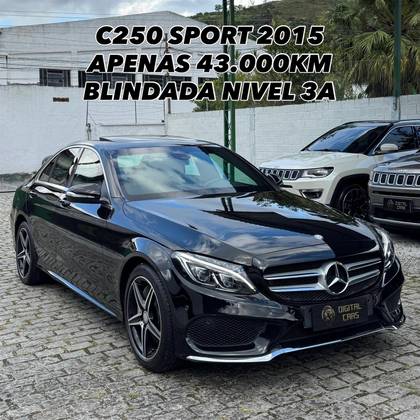 MERCEDES-BENZ C 250 2.0 CGI SPORT TURBO 16V GASOLINA 4P AUTOMÁTICO MERCEDES-BENZ C 250 2.0 CGI SPORT TURBO 16V GASOLINA 4P AUTOMÁTICO